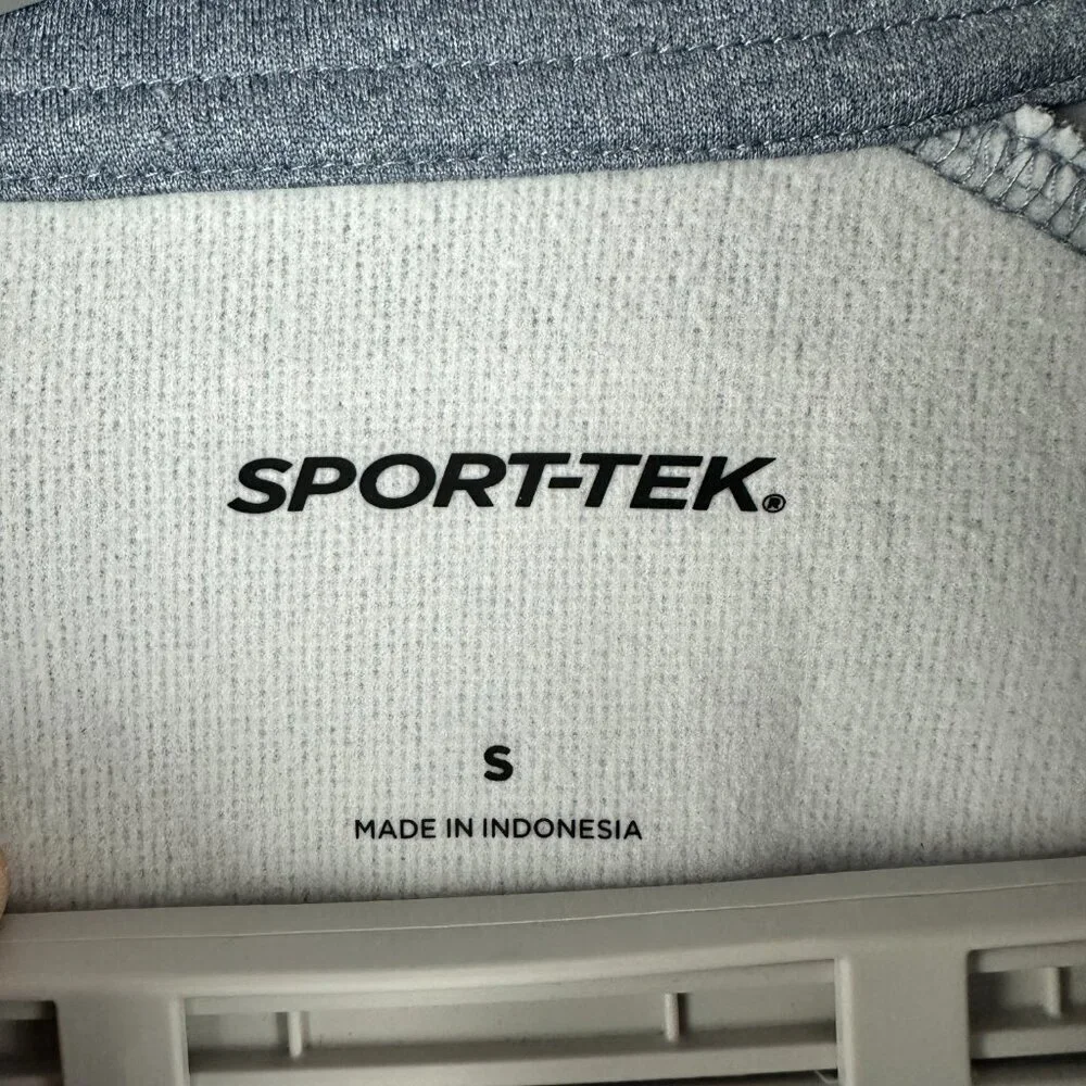 SPORT-TEK QUARTER-ZIP PULLOVER GRAY EMROIDERED SPEER PRIDE ACADEMY LOGO SIZE 
